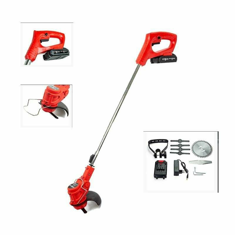 Trimmer electric cu acumulator (motocoasa), 450W, Acumulator si Incarcator Inclus