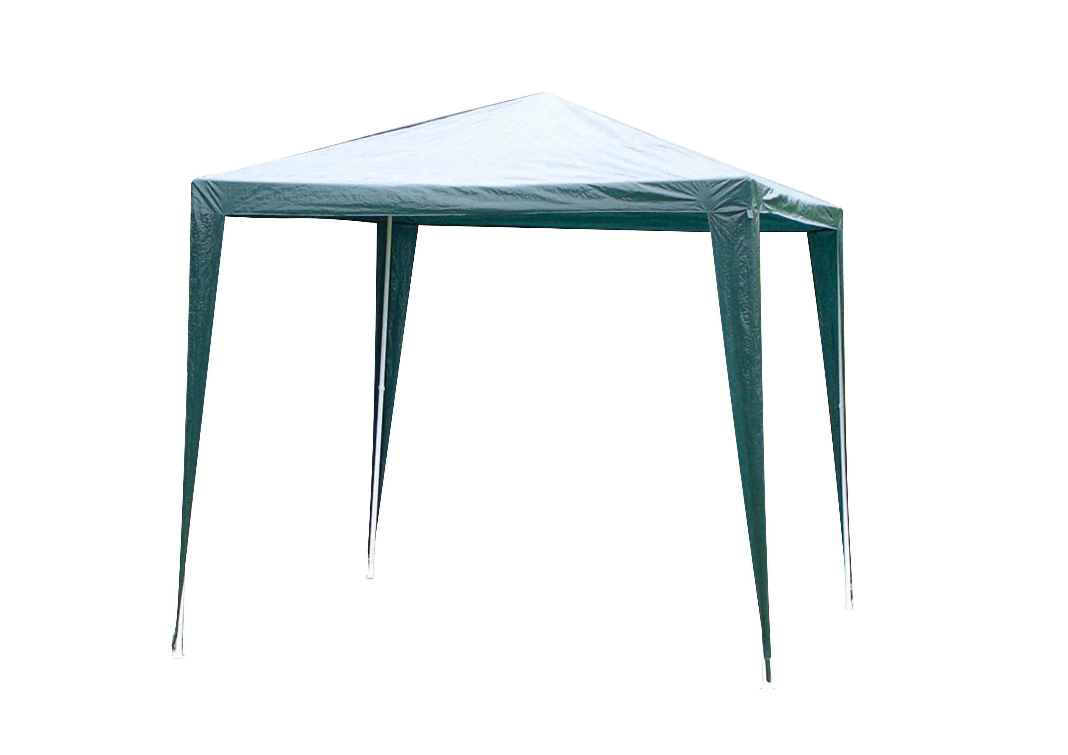 Cort pavilion verde, dreptunghiular, cadru otel, 3 x 3 m