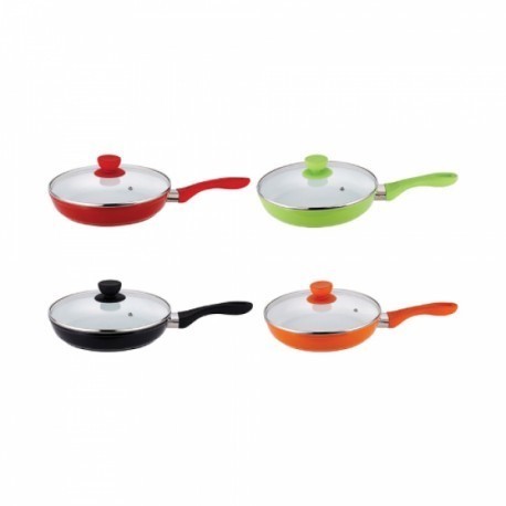 Tigaie ceramica cu capac