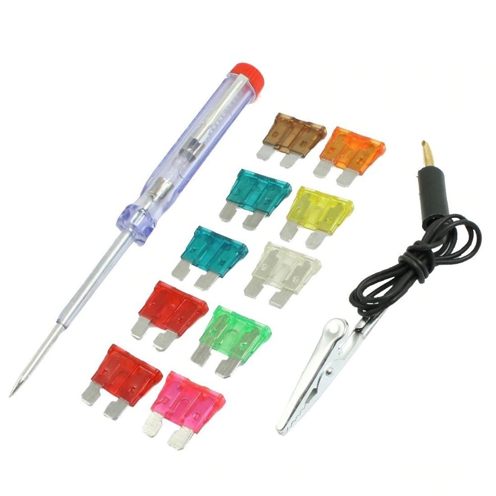 Lampa de control pentru auto 6V-12V-24V si 10 sigurante