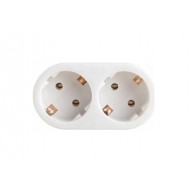 Adaptor priza cu 2 iesiri si protectie copii 16A 3500W 250V