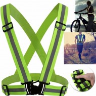 Ham bretele reflectorizante elastice, constructii, ciclism, sport