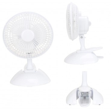 Ventilator pentru birou, 15 cm, 2 trepte de viteza, 20W