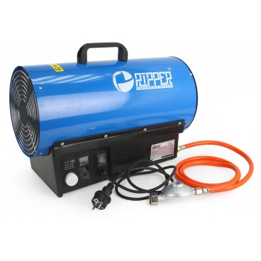 Tun de caldura pe gaz 15 Kw cu furtun regulator termostat si display Lcd