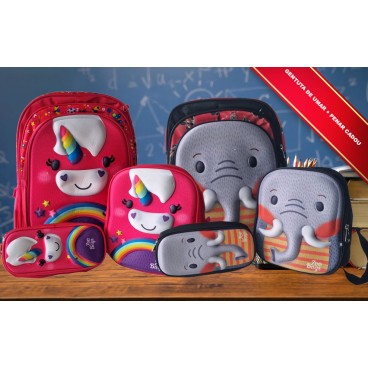 Set 3in1 GHIOZDAN PENTRU COPII 3D, PENAR + GENTUTA DE UMAR CADOU