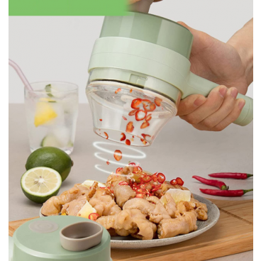 Tocator pentru alimente 4 in 1, Verde