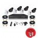 Sistem supraveghere CCTV de interior si exterior cu 4 camere HDMI, DVR, USB + Cadou Garantat