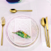 Set tacamuri 24 piese, pentru 6 persoane, luxury, gold