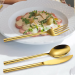 Set tacamuri 24 piese, pentru 6 persoane, luxury, gold