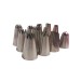 Set 12 duiuri profesionale din inox pentru ornat